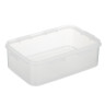 Контейнер герметичный для СВЧ с защелками, 0,5л, 160х110х55мм, пластик