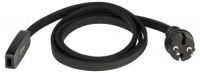 ЭРА Набор подключения д/гирлянды Белт Лайт 2жил. (шнур питания с вилкой, коннектор) черн. кауч.