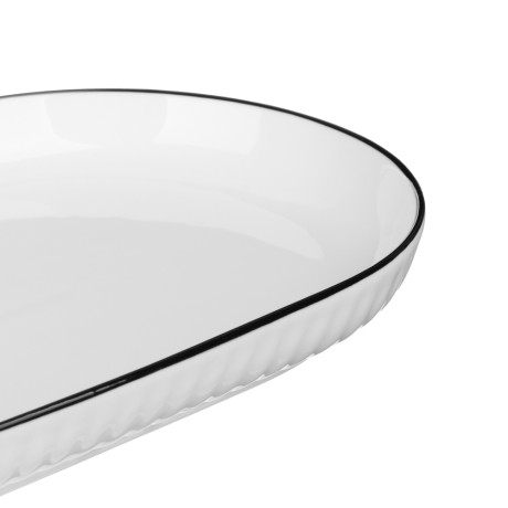 MILLIMI Соло Блюдо овальное, 500мл, 30х15,5х3см, фарфор