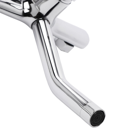 СоюзКран Душевая система со смесителем (кер. картридж 35мм, цинк), верхний душ 1 режим, ручной 3 реж