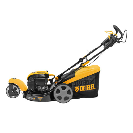 Бензиновая газонокосилка GLT-460SP-T, Trike 149 см3, 46 см, привод, панель, 60л Denzel