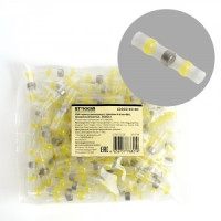 STEKKER гильза термоусаж с припоем ГСИ 4-6мм2 48A, прозрач/желтый (уп.100шт, цена за шт) 49159