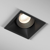 Elektrostandard св-к  встр. Punto 25017/01 под лампу GU10  max 15W 90x90x47 черный a065473