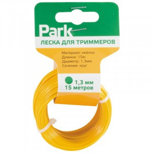 Леска д/триммера КРУГ 1,3мм (15м) Park 990593 (Россия)