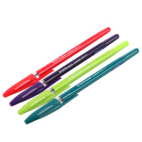 Ручка шариковая Erich Krause синяя "Слендер Стик Риф", наконечник 0,7 мм, цветн.корпус, 63095