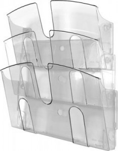 Дисплей настен., 3 отдел. А4 гориз. прозрачный 87670