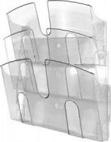 Дисплей настен., 3 отдел. А4 гориз. прозрачный 87670