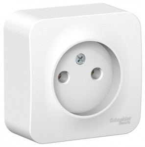 Systeme Electric BLANCA роз. ОУ 1 мест. 16А бел. (пл.осн.) BLNRA000101 (18!)