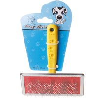 Пуходерка 14*12см пластиковая ручка NA2373