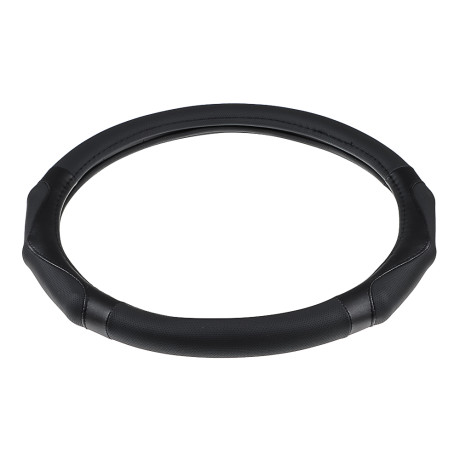 ЕРМАК Оплетка руля, с эргоном. захватом, черный, разм. (М), искусственная кожа