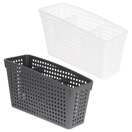 Органайзер Лофт с перегородками 245х95х140 мм белый, серый