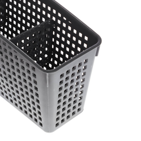 Органайзер Лофт с перегородками 245х95х140 мм белый, серый