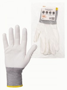 Перчатки полиамидные "Контакт-Сенс", полиурет покрытие, 8, 15 кл., 27-28 г, 1 пара, TDM SQ1016-0311