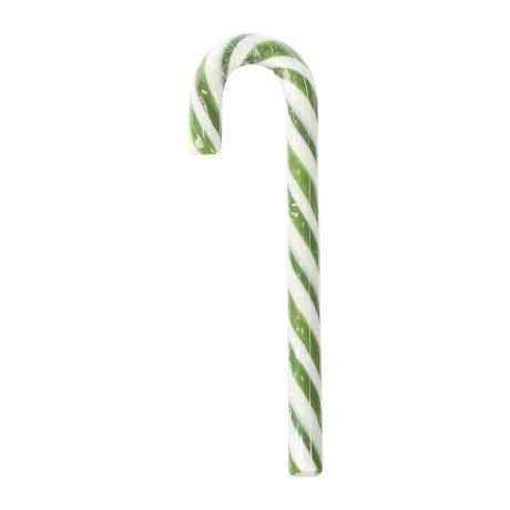 Карамельная трость новогодняя два вкуса: яблоко, клубника 15г