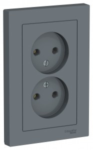 Systeme Electric AtlasDesign роз. СУ 2 мест. грифель (пл.осн.) ATN000720 (6!)