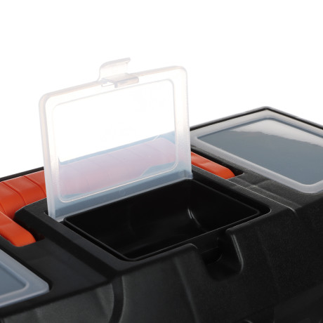 ЕРМАК Ящик для инструмента 16" с отсеками для крепежа