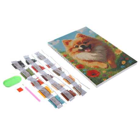 ХОББИХИТ Картина из страз, комплект (стразы, основа, палочка), 20х30см, 10 дизайнов