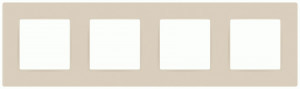 ЭРА 12 рамка СУ 4 мест. Классик, слоновая кость 12-5204-02