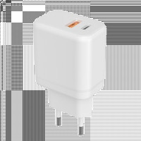 ФАЗА Сет. адаптер/зарядник/блок пит PA-20AС-wh 20W, USB-A, Type-C, 5V-12V, 3000 мА, белый .5048805
