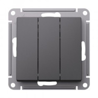 Systeme Electric AtlasDesign мех. выкл. СУ 3 кл., 10А, БАЗАЛЬТ ATN001431 (5!)