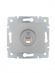 Lezard KARINA мех. роз. СУ 1 мест. тел. евро матов. серебро (корп. ABS) 707-4388-137