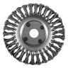ЕРМАК Щетка металл. для УШМ150мм/22мм, крученая, дисковая