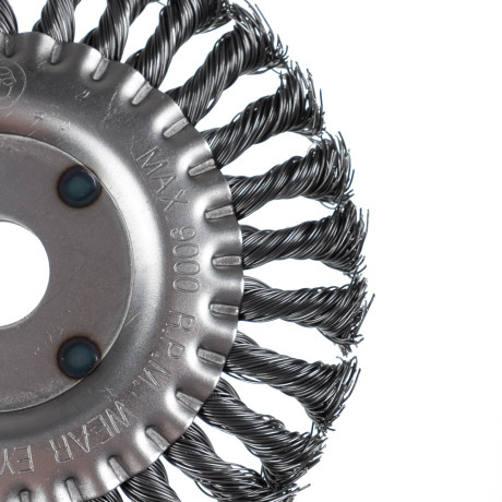 ЕРМАК Щетка металл. для УШМ150мм/22мм, крученая, дисковая