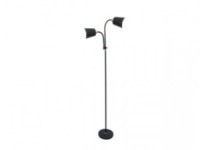 Ultraflash UF-404 C02 св-к напольный торшер 60W Е27 металл/пластик, черный