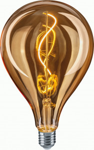 Navigator шар декоративный G125 4W(240lm)2700K 130x215 стекло NLL-F-PS125-4-230-2.7K-E27, 14501