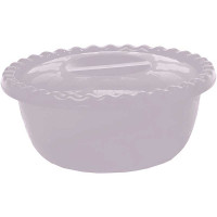 Миска круглая 5л с крышкой чайная роза М1317 (20)