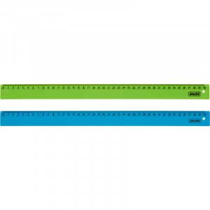 Линейка 40см Attache 2 шт/уп цвет в ассортименте 744213