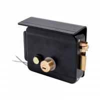 БУЛАТ Замок накладной электромеханический ЗЭМн 650 ПП с защитной пластиной, для калиток и ворот (8)