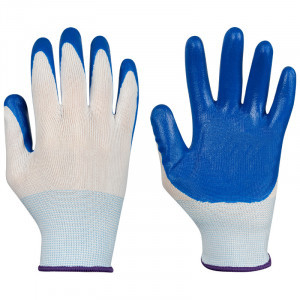 Перчатки садовые BТ005, размер L, полиэстер, нитрил (кратность 12!) 183960 Park