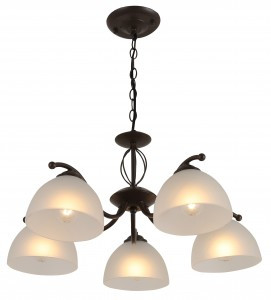 Rivoli люстра Jackeline 9141-305 5хE27 40W кофейный, белый 550х550х580 54758