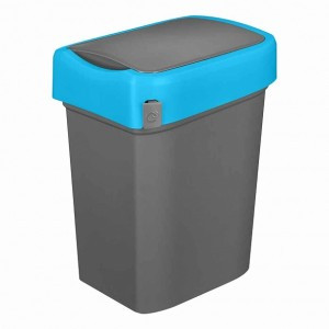 Контейнер для мусора "SMART BIN" 25Л синий 434214817 Бытпласт