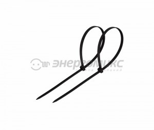 REXANT хомут нейлоновый   80x2.5 мм 100 шт черный, (10!) 07-0081