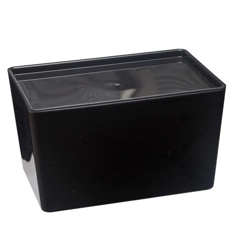 Контейнер ВЕРСА M Прозрачно-черный х14