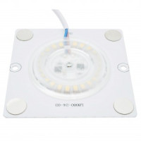 APEYRON модуль св/д с драйвером 12W(960lm) 4000К 4K 80x80 линз.рассеив. на магнитах IP20 2835 02-19