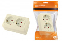 TDM Ладога роз. ОУ 2 мест. 16А сл. кость (земля, шторки) (10!) SQ1801-0066