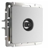 Werkel мех. роз. СУ 1 мест TV (ТВ) оконечная (серебро матовый) W1183065 a063621