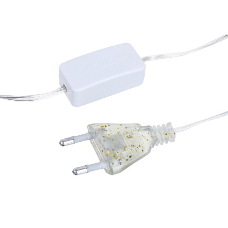 СНОУ БУМ Гирлянда эл. сеть 224LED, 2x2м, шампань, пост. свечение, ПВХ прозр., 220В