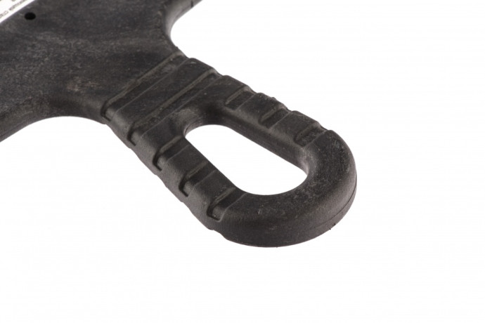 Шпатель из нержавеющей стали, 150 мм, зуб 4 х 4 мм, пластмассовая ручка Sparta