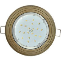 Ecola GX53 H4 св-к &quot;2 Круга&quot; Черная бронза 43x115 FN31H4ECB (10!)