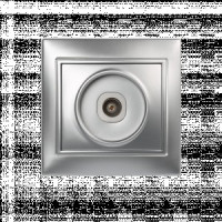 Smartbuy Венера роз. СУ телевизионная 1-местная 75Ом  5-862МГц серебро  (SBE-01s-S1-TV)