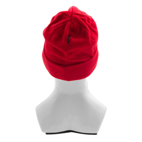 Шапка с отворотом из флиса для взрослых, размер 56-57, красная Сибртех
