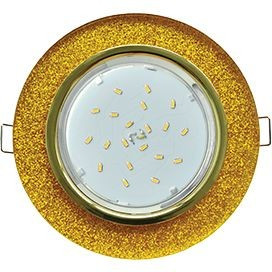 "Ecola GX53 H4 5310 св-к Стекло Круг золото-золотой блеск 38x126 FQ53RNECH (10!)