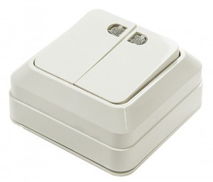 ASD/InHome BOLLETO выкл. ОУ 2 кл. 10А пласт.осн, белый, инд. 7123