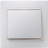 IEK КВАРТА выкл. СУ 1 кл. бел. (керамика) 10А ВС10-1-0-КБ EVK10-K01-10-K