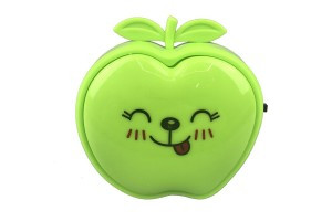 Camelion NL-232 ночник св/д 0.5W 75х75x65  Яблоко, 220V пластик/выкл.