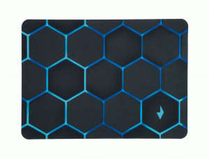 Коврик для мыши Gembird MP-35-25-COMB 350х250х3мм, "соты", ткань+резина, пакет 21594